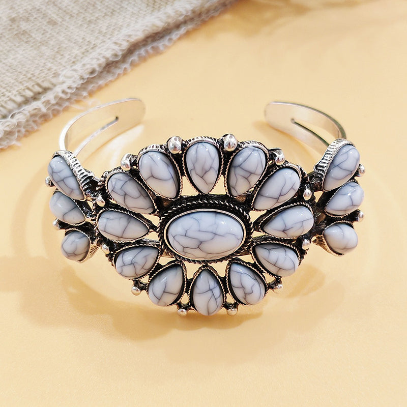 Retro Ethnic Turquoise Bracelet