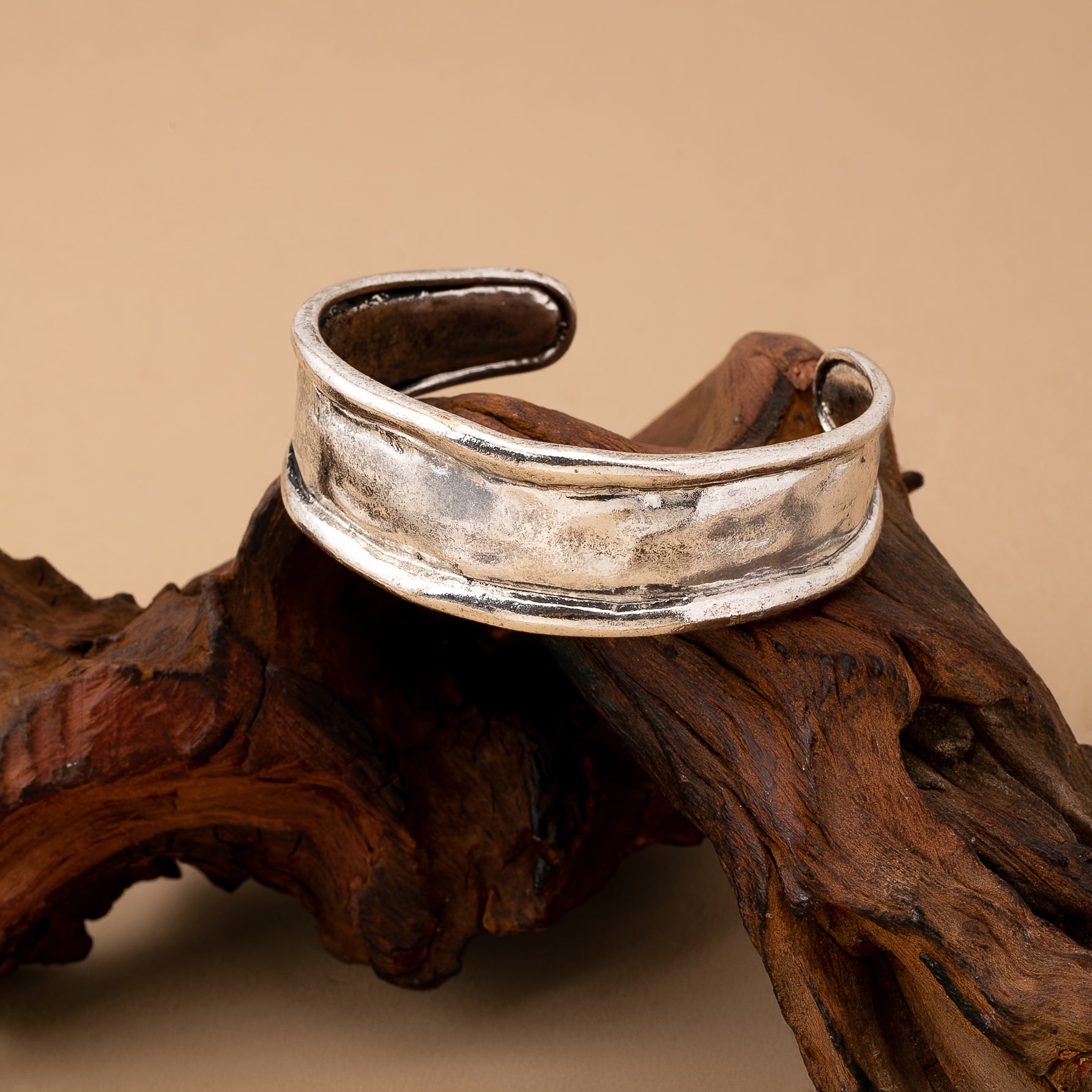 Minimalist Adjustable Zinc Alloy Open Bracelet