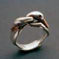 Vintage Swan Neck Silver Plated Ring