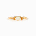 Purest Love Matching Oval Cut Opal Mother & Daughter Ring
