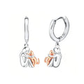 Lydia – Adjustable Cat Embrace Earrings