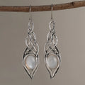 Vintage Handmade Boho Leaf Drop Earrings