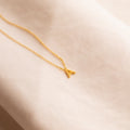 Stylish Dainty Initial Letter Necklace