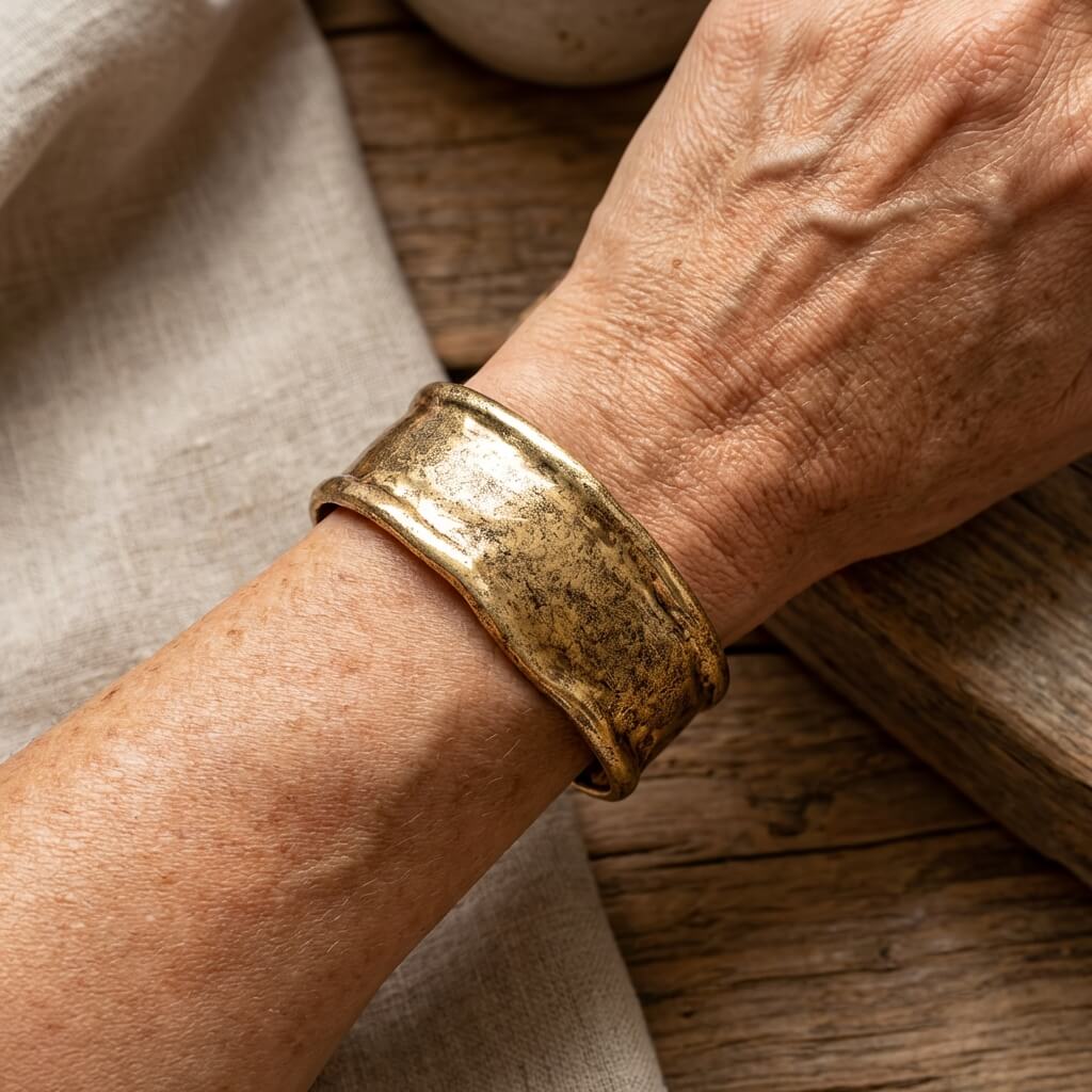 Minimalist Adjustable Zinc Alloy Open Bracelet
